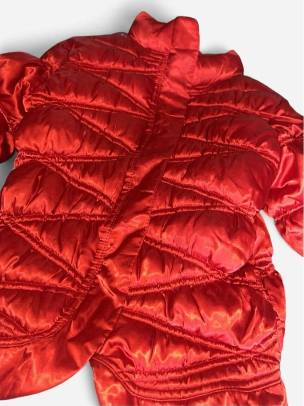 Gymboree Shiny Red Quilted Puffer Jacket